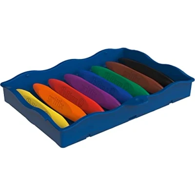 Abbildung von Pelikan Wachsmalstifte griffix Kreativfabrik VE=8 Farben + Leeretage
