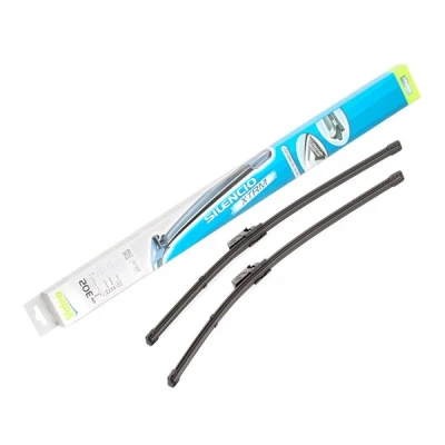 Abbildung von Scheibenwischer Valeo Silencio X.trm, Flat Blade Set 574303 vorne Rahmenlos Stiftbefestigung AUDI: A4 B7 Avant, Limousine, B6 Avant