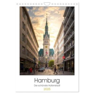 Abbildung von Hamburg Die schönste Hafenstadt (Wandkalender 2025 DIN A4 hoch), CALVENDO Monatskalender: Vielfalt der bekanntesten Hansestadt