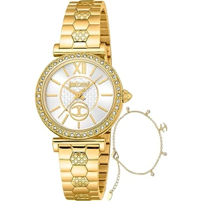 Abbildung von Just Cavalli Women&#039;s Analog Digital Automatic Uhr mit Armband S7272230