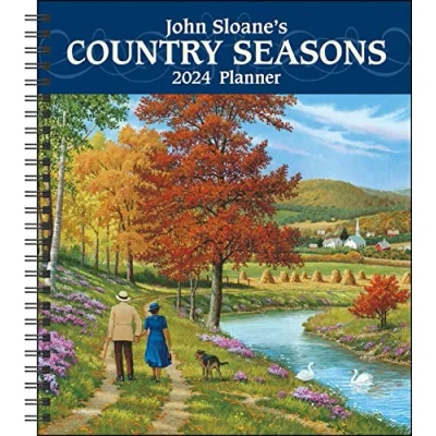 Abbildung von John Sloane&#039;s Country Seasons 12 Month 2024 Monthly/Weekly Planner Calendar