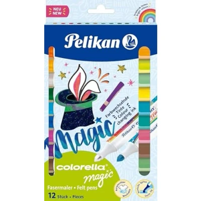 Abbildung von 5 x Pelikan Fasermaler Colorella Magic 411/FS VE=10 Farben + 2 Zaubers