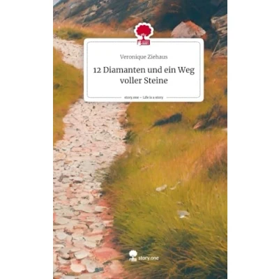 Abbildung von 12 Diamanten und ein Weg voller Steine. Life is a Story story.one