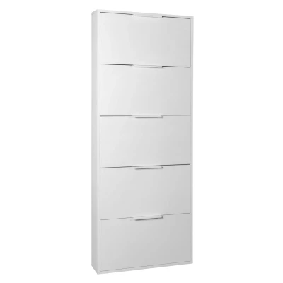 Abbildung von Composad Schuhschrank Espresso,Schuhschrank, Schuhkipper, mit Klappen (1 St) 5 Klappen, schmal