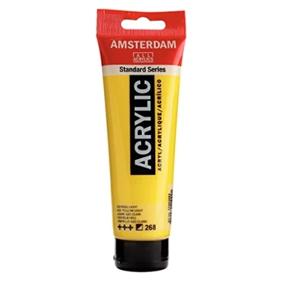 Abbildung von Artequipment Acrylfarbe TALENS AMSTERDAM 120ml 268 AZO YELLOW LIGHT uniw
