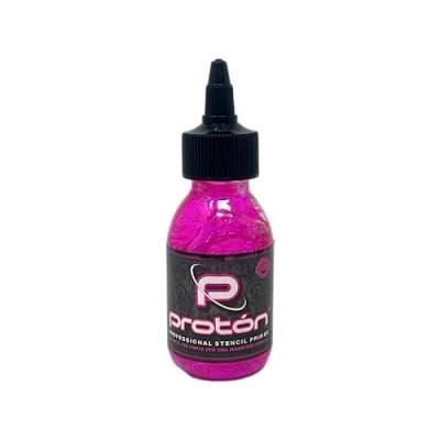 Abbildung von Proton Professional Stencil Primer Gel Rosa Pink 100ml Abzugsflüssigkeit Stempel Kleber Tattoo INKgrafiX® Deutschland PROFI STUDIO