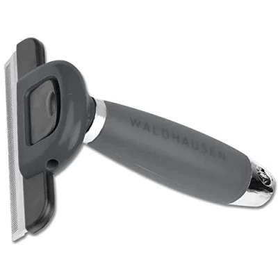Abbildung von Waldhausen Enthaarungskamm mit Gelgriff, XL One Size Schwarz
