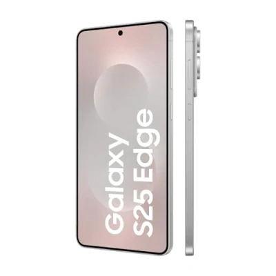Abbildung von Samsung Galaxy S25 Edge AI Smartphone mit AI, Ohne Vertrag, Handy Android, 12 GB RAM, 256 Speicher, 200 MP Kamera, Titanium Silver, 3 Jahre Herstellergarantie [Exklusiv auf Amazon]