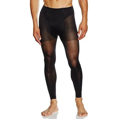 Abbildung von Glamory Herren Thermoman 100 til mænd Sportleggings, Schwarz, L Große Größen EU