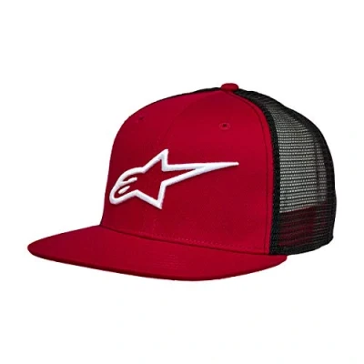 Abbildung von Alpinestars Herren Corp Trucker Baseball Kappe, Rot Schwarz, Einheitsgröße EU