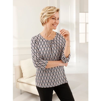 Abbildung von Classic Basics Print Shirt &quot;3/4 Arm Shirt&quot;