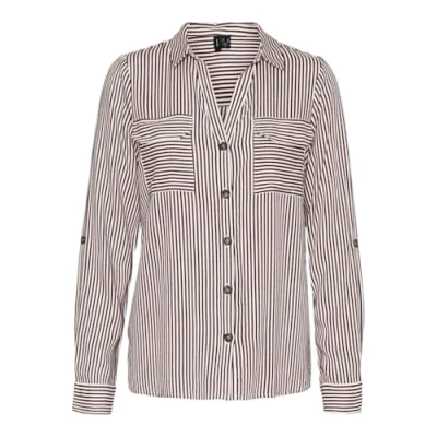 Abbildung von Vero Moda Braun Damen Bluse Vmbumpy L/S Shirt New WVN Ga Noos M
