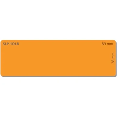 Abbildung von Seiko Instruments SLP 1OLB Labels, 1 Rolle, 130 Etiketten, orange