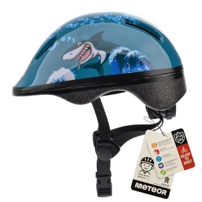 Abbildung von meteor® kinderfahrradhelm Sicherer Fahrradhelm Kinder Helm rollerhelm Jungen für Mountainbike Inliner skaterhelm BMX fahradhelm Scooter Bike Helmet