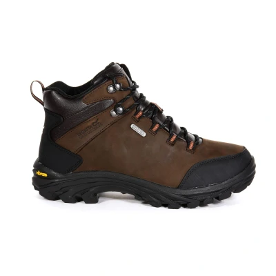 Abbildung von Herren Burrell wasserdichte Leder Wanderstiefel