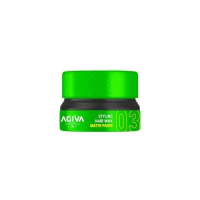 Abbildung von Agiva Styling Hair Wax Matte Paste 03 Green 155ML