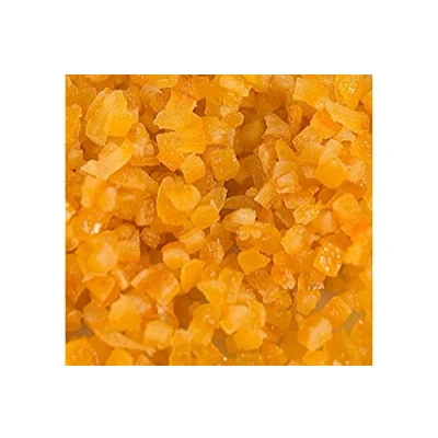 Abbildung von Orangeat, kandierte Orangenschale, fein gewürfelt, 3mm, 250g