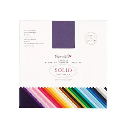 Abbildung von Docrafts 6 x Inch Solid Premium Cardstock Colossal Capsule (Pack of 75)