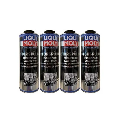Abbildung von 4x LIQUI MOLY 2425 Pro Line Motorspülung Motor Reiniger Öl Zusatz 1L