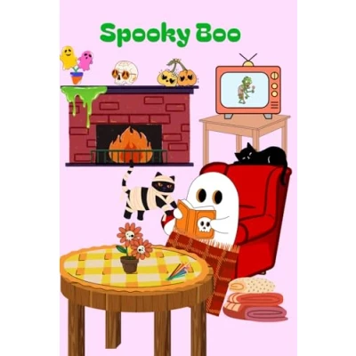 Abbildung von Spooky Boo: Das Halloween Malbuch für Kinder