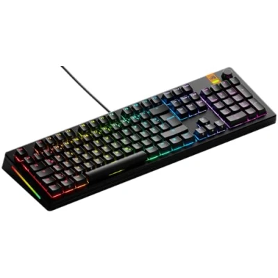 Abbildung von Glorious Gaming GMMK 3 HE: Tastatur mit Rapid Trigger, 8k Abrufrate, MX /HE Schalter, Hot Swap 100% Tastatur, modulares Dichtungssystem, Doubleshot PBT Tastenkappen, Deutsche QWERTZ Schwarz