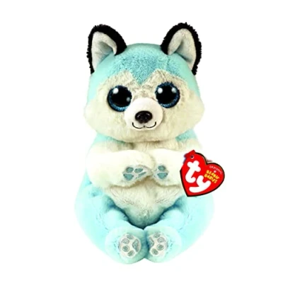 Abbildung von Ty® Kuscheltier Ty Beanie Boo Floopy Thunder Husky 17 cm (NEU &amp; OVP)