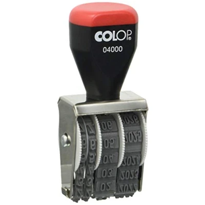 Abbildung von COLOP Datum Stempel 04000 Monate in Ziffern Abdruckhöhe 4 mm, 108646