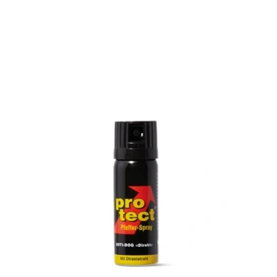 Abbildung von Pfefferspray Protect Anti Dog Direktstrahl/Weitstrahl 50ml KO Spray zur Selbstverteidigung Abwehrspray