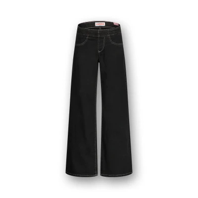 Abbildung von Vingino Bellini Jeans Straight Leg für Kinder, Größe: 92, Black denim