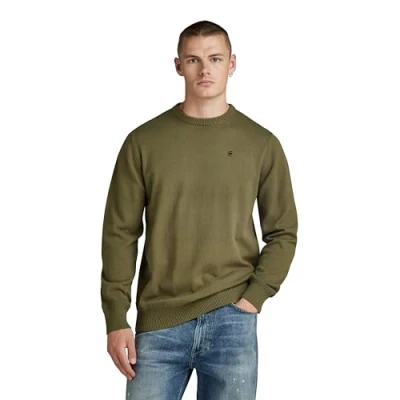 Abbildung von G Star Premium CORE Strickpullover, Herren, Größe: Small, Sage