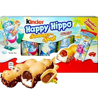 Abbildung von Ferrero kinder Happy Hippo Cacao (5 Riegel á 20,7g Packung)