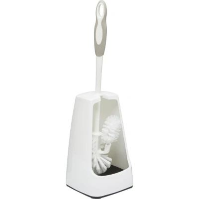 Abbildung von flink &amp; sauber WC Garnitur Premium, rund, mit Randreiniger