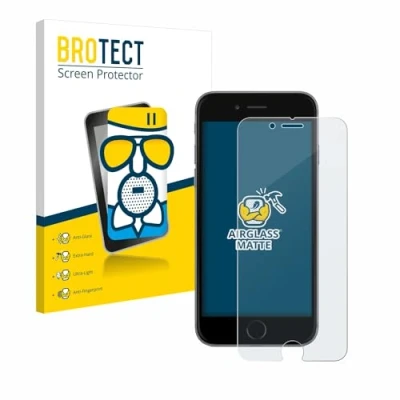 Abbildung von BROTECT Entspiegelungs Schutzglas für Apple iPhone 6S Schutz Folie Panzerfolie Glas Matt [Extrem Kratzfest 9H, Anti Reflex, Fingerprint]