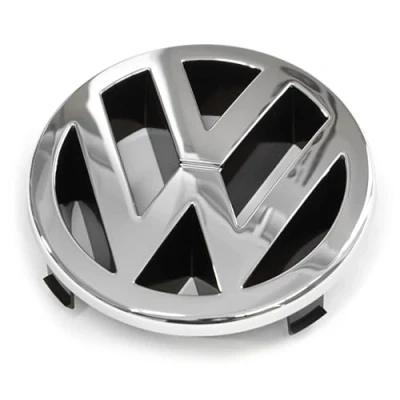 Abbildung von Volkswagen 1J5853601ULM Emblem Kühlergrill Logo, Silber/schwarz