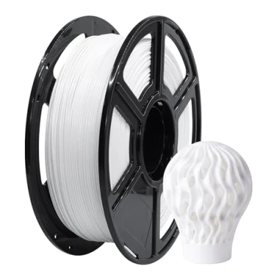 Abbildung von FLASHFORGE Hochgeschwindigkeits PETG Filament, 1,75 mm, verbesserte Schlagfestigkeit, 3D Drucker 1 kg Spule, Maßgenauigkeit +/ 0,02 passend für die meisten FDM (weiß)