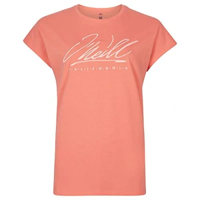 Abbildung von O&#039;NEILL Damen T Shirt mit kurzen Ärmeln Unterhemd, 12514 Fusion Coral, X XX Large