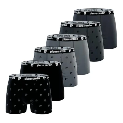 Abbildung von Pierre Cardin Unterwäsche Herren Baumwoll Boxershorts, Natürlich, Hypoallergen &amp; Dehnbar (6er Pack), Größe XL