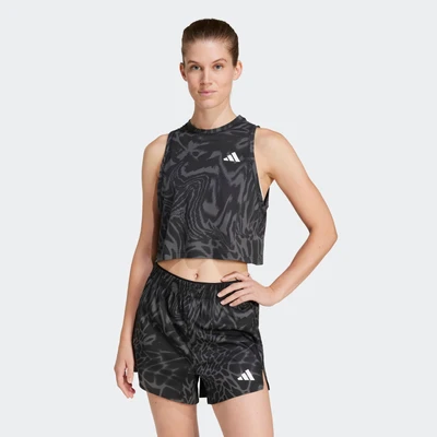 Abbildung von adidas Performance Train Essentials ALL OVER Printed Workout Top, Damen, Größe: Large, Black