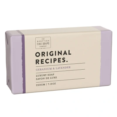 Abbildung von The Scottish Fine Soaps Company Luxus Seife Geranium Lavender 220 G Seife, Größe: g,
