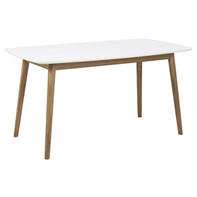 Abbildung von AC Design Furniture Pernille Esstisch, B: 150 x T: 80 H: 75,5 cm, Weiß/Eiche, Holz, 1 Stk