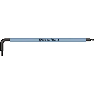 Abbildung von Wera 950 SPKL Winkelschlüssel Multicolour, metrisch, BlackLaser, Hex Plus, 1.5 mm. hellblau, 05022600001
