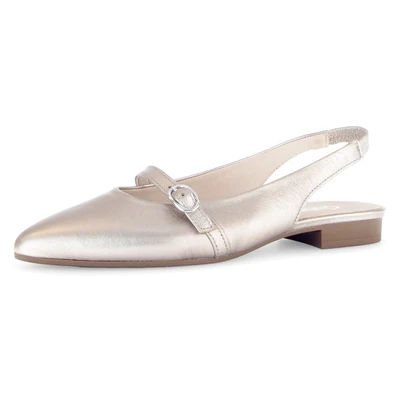 Abbildung von Gabor Slingballerina, Damen, Größe: 39, Puder Schuhe