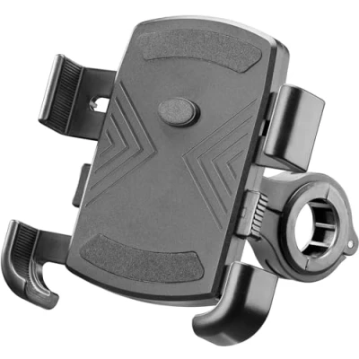 Abbildung von Interphone SMMOTOCRAB23 Handyhalterung für Motorräder Universelle Smartphonehalterung Lenkervorbauten von 12 bis 30 mm Einfach und sicher