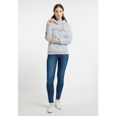 Abbildung von DREIMASTER Maritim Women&#039;s Hoodie L / Hellgrau Melange 70% Baumwolle 30% Polyester