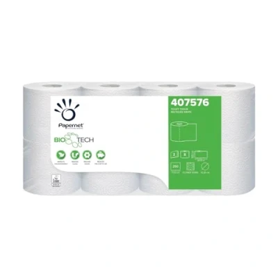 Abbildung von Papernet® Toilettenpapier 8x Papernet 2 lg RC, 8 x Ro., 250 Bl. B07QV2T3R1