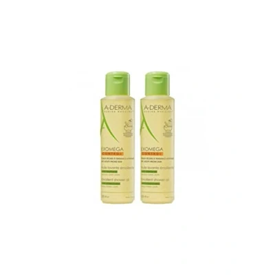 Abbildung von A DERMA Exomega Control Erweichendes Reinigungsöl gegen Kratzen, 2 x 500 ml