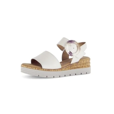 Abbildung von Gabor Comfort Plateausandalette, Damen, Größe: 37, Creme Schuhe