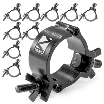 Abbildung von BeamZ BC50B 100 Set mit 10 Slimline Half Couplers kg Schwarz