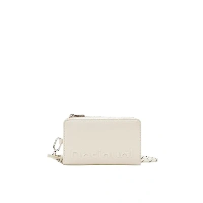 Abbildung von Desigual Women&#039;s Mone_Half Logo Emma 2.0 Bi Fold Wallet, White