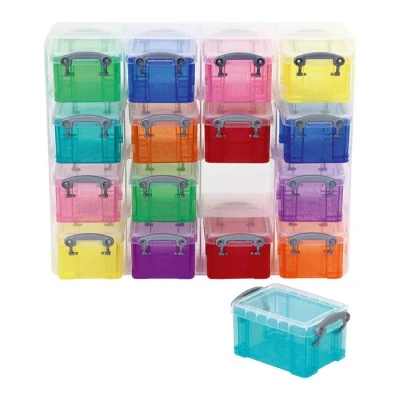 Abbildung von REALLY USEFUL BOX Organiser Pack 0,3 Liter diverse Farben (16 x L + Tray)